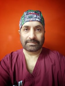 Sarbjit in Scrubs
